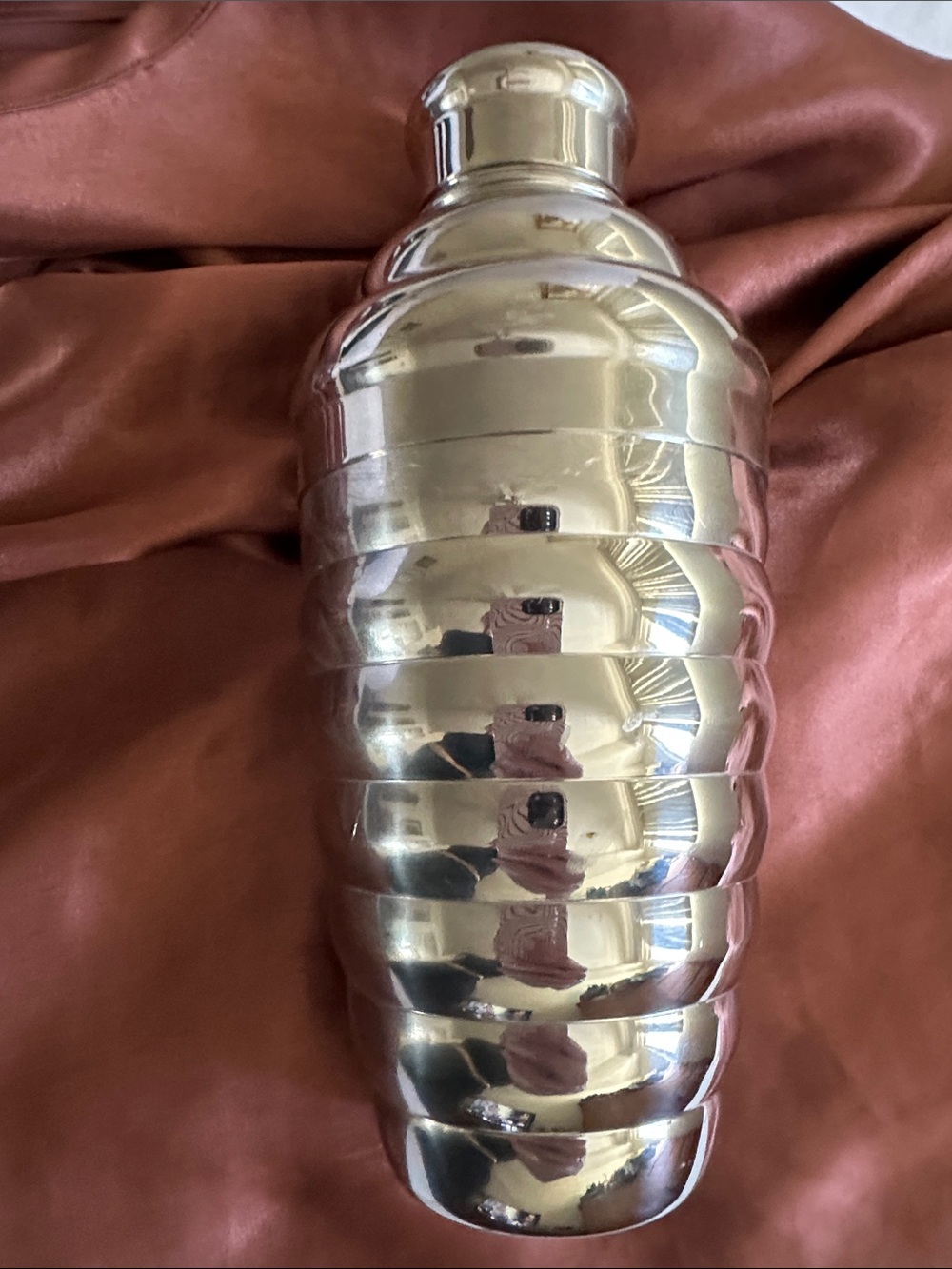 Vintage silver steel cocktail shaker​
